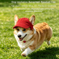 Pet Dog Baseball Cap, Cat Hat, Cat Dog Sun Cap with Ear Holes, Adjustable Puppy Outdoor Sun Hat