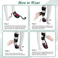 Strap-On Drop Foot Brace (No Knuckling Boot Brace) for Dogs, M