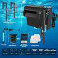Large Hang on Back Aquarium Filter w/ U-V Light for 40-150 Gallon Fish Tank