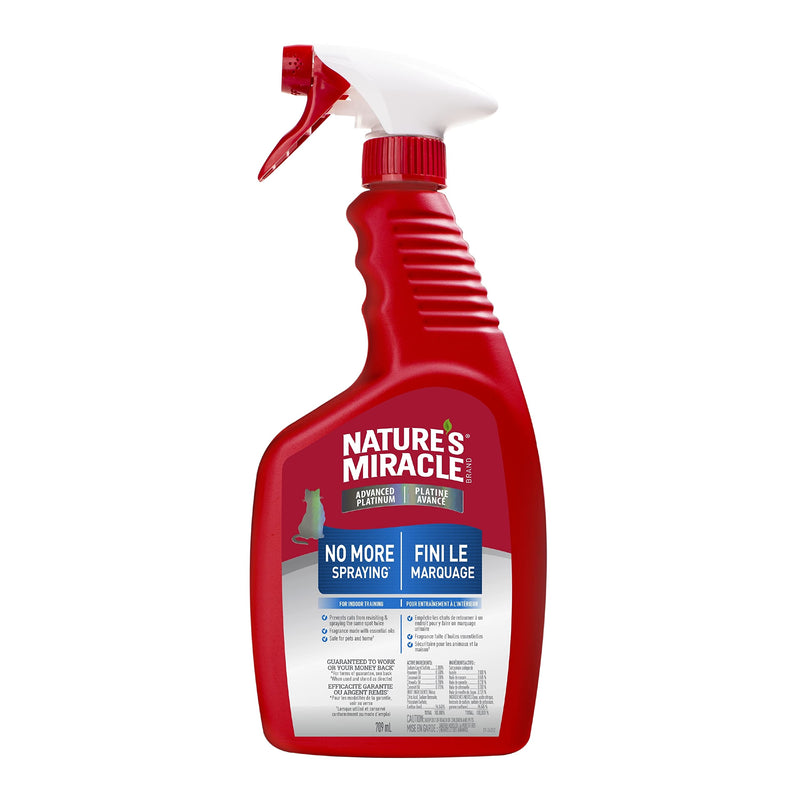 Nature's Miracle Advanced Platinum No More Spraying, 24 Ounces, Helps Discourage Repetitive Cat Spraying