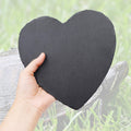 Reptile Basking Platform, 7.9 × 7.9 inch Tortoise Rock Plate, Heart Shape Natural Rock Reptile Food Dish, Turtle Feeding