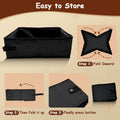 Folding Travel Litter Box for Cats, Portable Waterproof Cat Litter Box