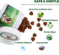 Vetriuntrix Teeth Cleaning Chews for Dogs, Dog Dental Soft Chews for Plaque & Tartar Control with Natural Enzymes, Dental Care for Dogs Fresh Breath with Probiotic