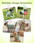 CuteBone Dinosaur Pet Surgery Recovery Suit for Large Dogs Cats, Surgical Onesie for Male Pets, Anti-Licking Wound Suit E-Collar Alternative Post Operative Wear SSF16XL