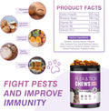 Dog Flea and Tick Chewable Tablets 200 Soft Chews Oral Supplement Chicken Flavor for Dogs All Breeds Sizes Ages Supports