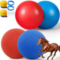 2 Set/4 Pcs Giant 40 Inch Herding Balls with Ball Cover, Horse Toy