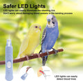 LUKHMELF Bird Nail Grinder,Bird Beak Grinder,Silenced Bird Nail File with LED Lamp,Suitable for Budgerigars,Parakeets,Conure,Parakeets,Crested Myna,Lovebirds, Finches.