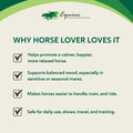 Equine Calming Supplement for Mares, Supports Balanced Behavior, Mood & Muscle Function, Herbal Powder with Vitamin E & 