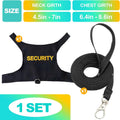 Escape Proof Adjustable Bearded Dragon Leash and Harness Set, Cute Lizard Costume Accessories for Leopard Geckos, Iguana