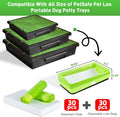 30 Pack Pet Loo Liners with Super Absorbent Pads for Petsafe Dog Potty Disposable Drawstring Pet Pee Pod Tray Bags Urine