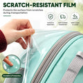 Rypet Bird Carrier Backpack Parrot Portable Breathable Bag Pet Bird Lightweight Travel Cage with Standing Perch and Stainless Steel Tray（Mint Green）