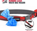 Tuff Pupper Hands Free Adjustable Length Dog Leash | Lightweight for Running Jogging Walking | Padded Waist Belt (24-50 