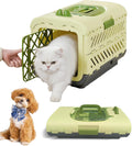 Pet Crate for Cats & Small Dogs-19.88’’L No-Tool Assembly Foldable Cage for Puppies Cats Kittens Easy to Carry Washable 