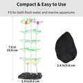 Uniclife Strip Coral Plant Ornament Glowing Effect Silicone Artificial Decoration for Fish Tank, Aquarium Landscape - Gr