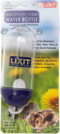 Lixit® Bell Style Aquarium Cage Climbing Resistant Water Bottles for Rats, Hamsters Gerbils, Mice and Other Small Animal