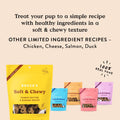 Bocce's Bakery Oven Baked PB & Banana Recipe Treats for Dogs, Wheat-Free Everyday Dog Treats, Real Ingredients, Baked in The USA, Natural Soft & Chewy Cookies, Peanut Butter & Banana, 6 oz