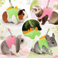 YUXIANLB 2PCS Ferret Harness and Leash Set Cute Small Animals Vest Harness