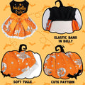 Dog Halloween Costumes Dog Dress Halloween Costumes for Dogs Funny Puppy Dress with Bow for Small Medium Large Dogs Pump