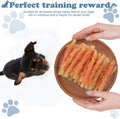 Pawant Dog Treats Soft Chews Rawhide Free Chicken Wrapped Cod Sticks for Puppy Training Snacks Dog Chews Treats 2lb