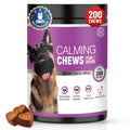 Calming Chews for Dogs 200pc Dog Calming Treat and Bites with Melatonin - Anxiety and Stress Relief Treats for Dogs Puppy Sleep Aid Calm Dog with Noise,Thunder, Barking, Separation,Chewing