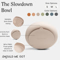 Should We Go? Slow Feeder for Dogs & Cats, The Slowdown Bowl Silicone Slow Eating Mealtime Solution with Modern Lick Mat Design, Reduces Gulping, Fits 1 Cup, 6” Across x 1.25” Tall, Small-Blush