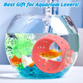 Fhiny Betta Tunnel, Aquarium Betta Fish Hideout with Suction Cup Fish Tank Tunnel Shrimp Cave Aquarium Decor Fish Tank A