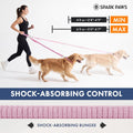 Spark Paws Hands Free Dog Leash - Bungee Waist Belt for Running & Walking