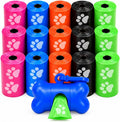 Downtown Pet Supply Poop Bags for Dogs with Dispenser, 500 Count - Leak-Proof Dog Waste Bags and Bone-Shaped Dog Poop Ba
