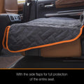 Heavy Duty Back Seat Cover for Truck , 100% Waterproof & Odor-Free Dog Seat Protector for F150 F250 Chevy Silverado Ram Sierra, Scratch-proof Eco-Friendly Back Seat Cover for Dogs, Kids, Tools & Gear