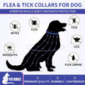 YOTANGO Flea Collar for Dogs, Dog Flea and Tick Collar, 4 Pack, 32 Months