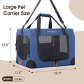 13.4"L x 13.4"W x 19.7"H/Blue