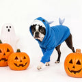 PUMYPOREITY Shark Hoodie for Dogs Warm Fleece Halloween Costume