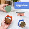 VAYRMEU 4 Pack Pet Food Can Cover Silicone Food Can Lids,Universal BPA Free, One Fit Most Standard Size Food Cans
