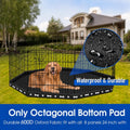 Dog Playpen Bottom Pad Cover, 600D Waterproof Oxford for 8 Panel 24 in Pens