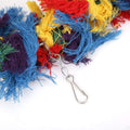 Litewoo Bird Parakeet Colorful Swing Toys,Cotton Rope Chew Hanging Bird Preening Garland Swing for Budgie Parakeet Cocka