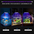 Mini Clip-On Aquarium Light 7W USB Dimmable Fish Tank Lamp with 3 Light Modes (Full Spectrum/White/RGB), 9-Level Brightn