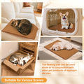 Cat Heating Pad, 6 Adjustable Temperature & 5 Timer Options, 15.7'' x 27.5'' Pet Heating Pad for Cats Dogs, Waterproof I