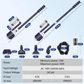 AQQA Fish Tank Cleaner,DC34W/600GPH Adjustable Flow Aquarium Gravel Vacuum