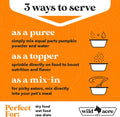 Wild Acre Pumpkin Powder for Dogs - No More Diarrhea or Scoots! - Digestive Puree Treat or Food Topper - Fiber Supplemen