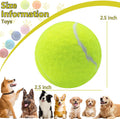 Swingers Squeaky Tennis Balls for Dogs,2.5 inch Training Tennis Balls,Exercise Ball for Pet Dog with Mesh Carry Bag Easy to Transport (Multicolor, 6 Pack)