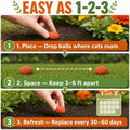 Cat Repellent Balls 12 Pack, Cat Deterrent for Indoor & Outdoor Use, Gardens, Lawns, Flower Beds, Patios & Yards, Plant-