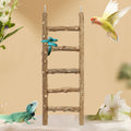 Natural Pepper Wood Parrot Ladder - Bird Climbing & Chewing Toy, Cage Accessory for Parrots, Parakeets, Cockatiels