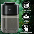 10L Reptile Mister Fogger with Timer, 4 Nozzles, High Pressure Automatic Misting System for Reptile Tank, Terrarium Humi