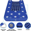 Inflatable Dock Platform, Lagre Dog Boat Ramp for Pool Floating Non-Slip