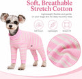 Dog Surgery Recovery Suit, Four-Leg Long Sleeve Dog Onesie
