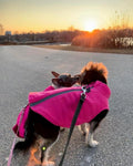 Gooby Zip-Up Fleece Dog Sweater, Pink, Small