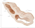 Niteangel Hamster House w/Climbing Ladder for Hamsters Gerbils Mice or Similar-Sized Pets (Secret Peep Tunnel Hamster Hu