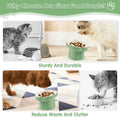 Cat Slow Feeder Bowl Set,1 Pcs Pastel Series Cat Plate for Dry and Wet Food