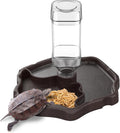 Pawfly Automatic Reptile Water Feeder, Tortoise Water Bottle, Turtle Food and Water Bowl, Water Dispenser for Snake Bear