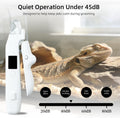 Bearded Dragon Nail Clipper & Grinder 2-in-1 - Rechargeable Electric Lizard Nail File Trimmer with Safety LED Light, Qui